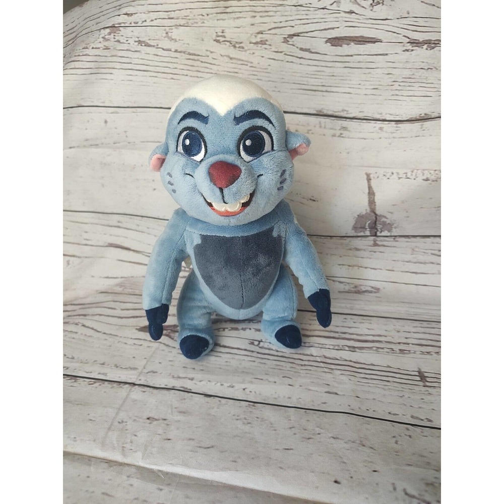 Disney Store Bunga Lion King Guard Stuffed Plush Toy Blue Honey Badger 10" EUC